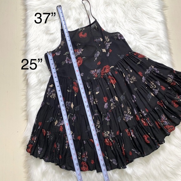 SOLD-Free People Floral Corset Skater Slip Dress - Picture 8 of 8